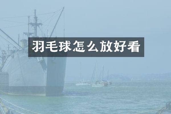 羽毛球怎么放好看