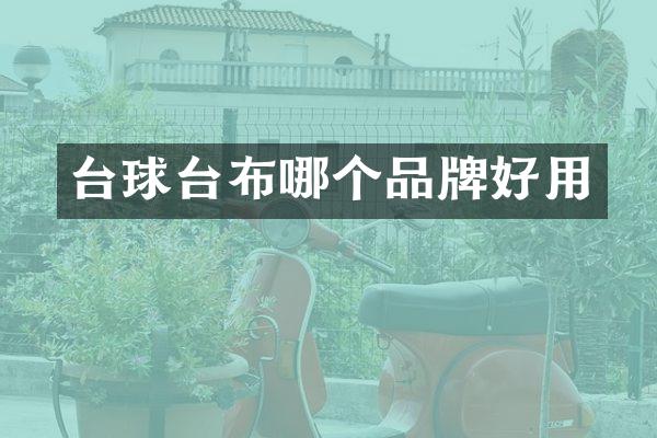 台球台布哪个品牌好用
