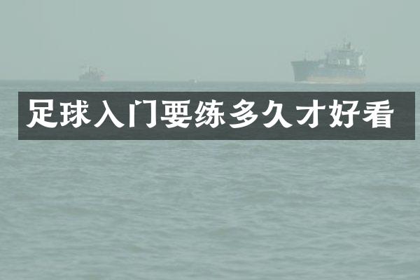 足球入门多久才好看