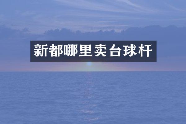 新都哪里卖台球杆