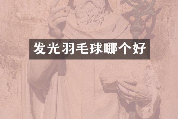 发光羽毛球哪个好