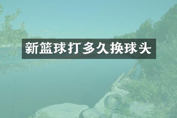 新篮球打多久换球头