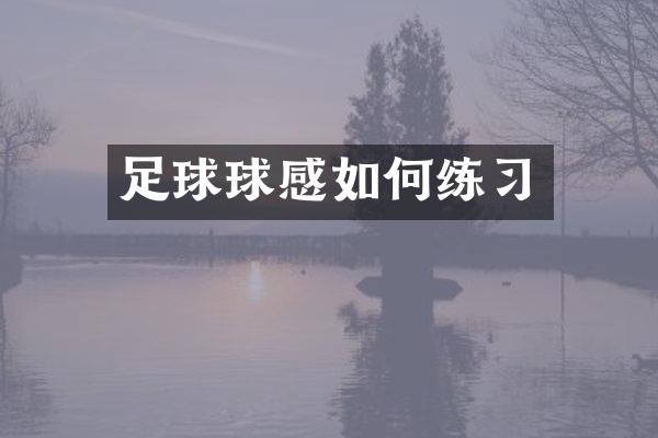 足球球感如何练习