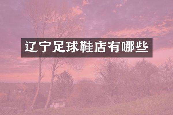 辽宁足球鞋店有哪些