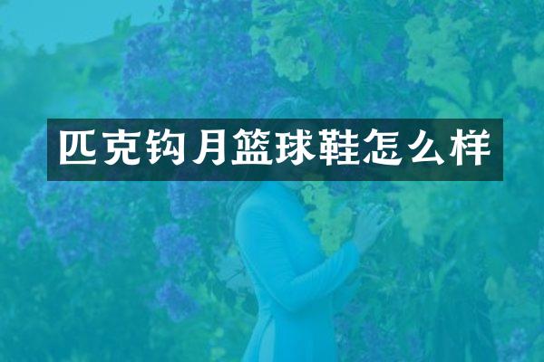 匹克钩月篮球鞋怎么样