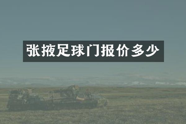 张掖足球门报价多少