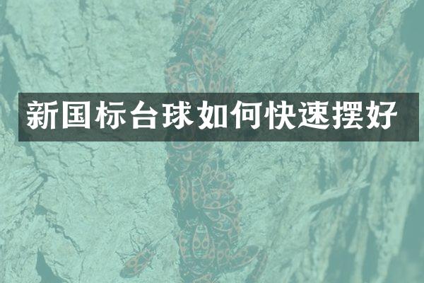 新国标台球如何快速摆好