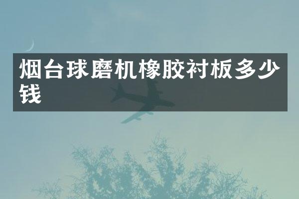 烟台球磨机橡胶衬板多少钱