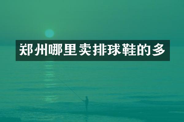 郑州哪里卖排球鞋的多