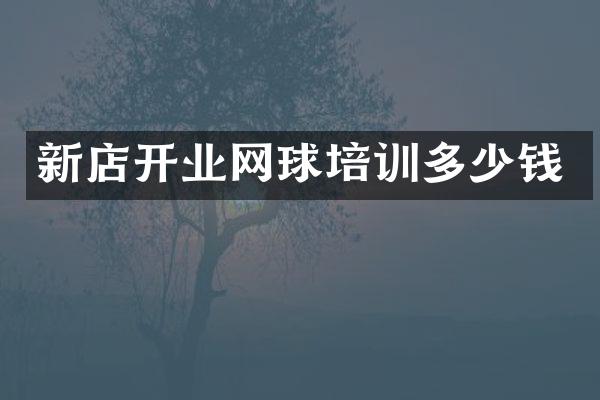 新店开业网球培训多少钱