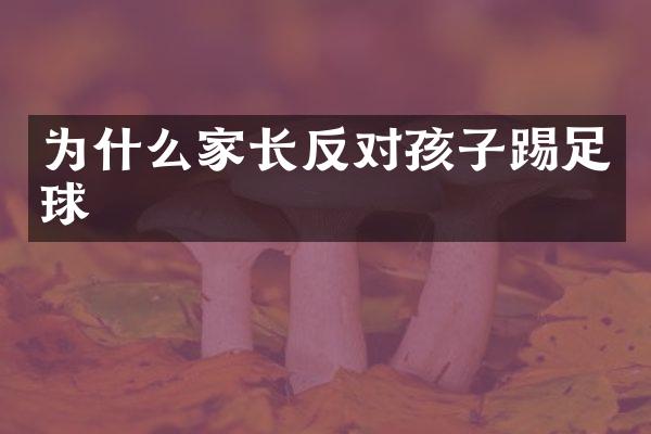 为什么家长反对孩子踢足球
