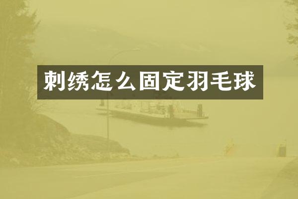 刺绣怎么固定羽毛球