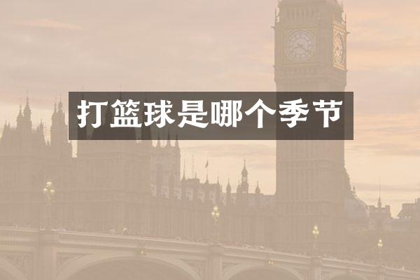 打篮球是哪个季节