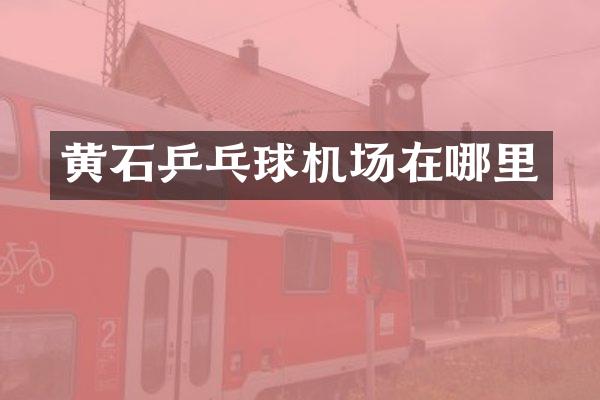 黄石乒乓球机场在哪里