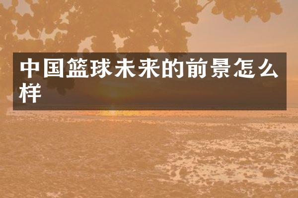中国篮球未来的前景怎么样