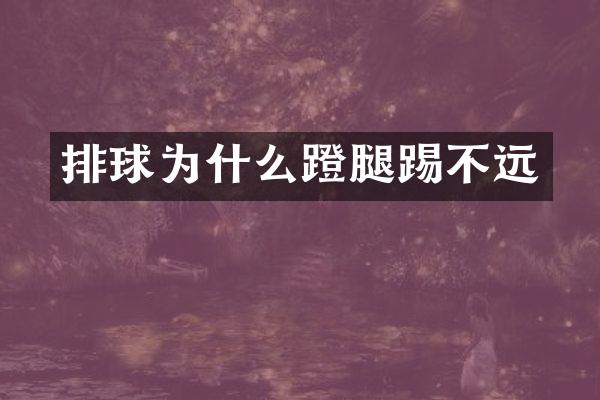 排球为什么蹬腿踢不远