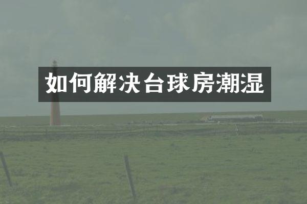 如何解决台球房潮湿