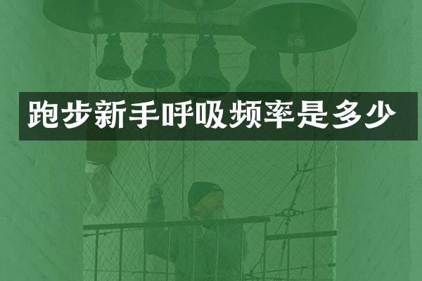 跑步新手呼吸频率是多少