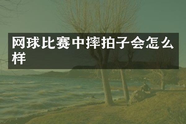 网球比赛中摔拍子会怎么样
