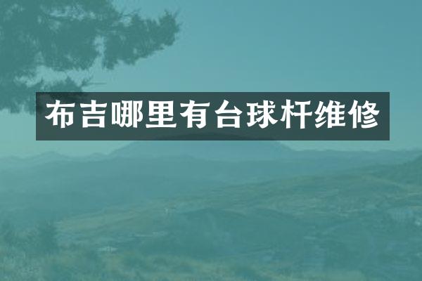 布吉哪里有台球杆维修
