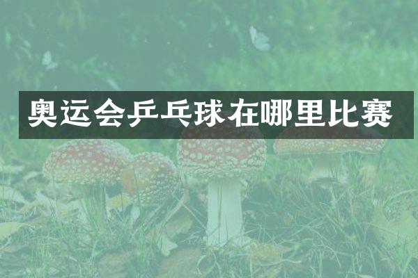 奥运会乒乓球在哪里比赛