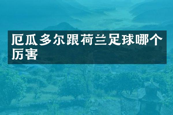 厄瓜多尔跟荷兰足球哪个厉害