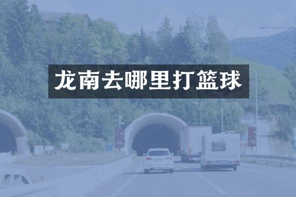 龙南去哪里打篮球