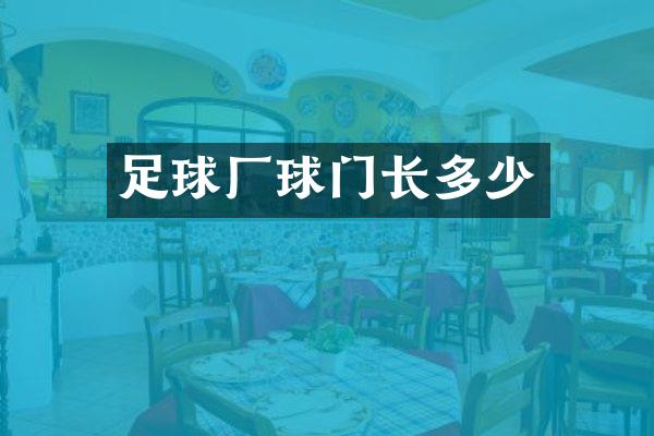 足球厂球门长多少