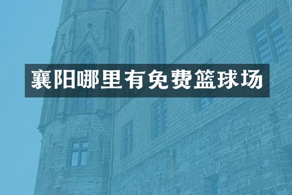襄阳哪里有免费篮球场