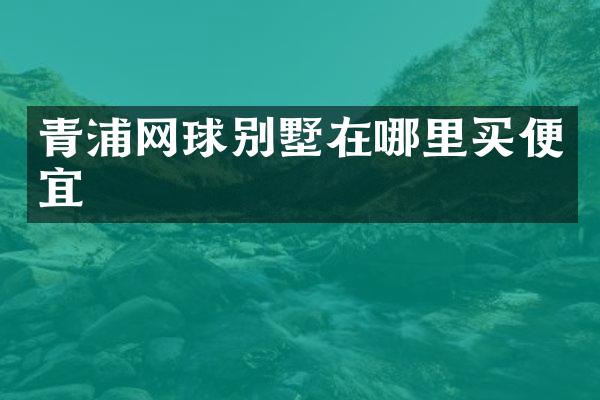 青浦网球别墅在哪里买便宜
