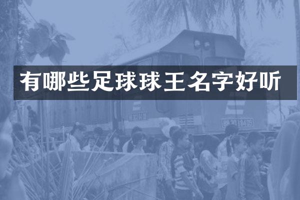 有哪些足球球王名字好听