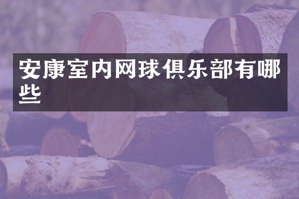 安康室内网球俱乐部有哪些