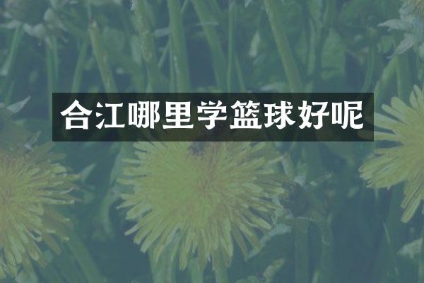 合江哪里学篮球好呢